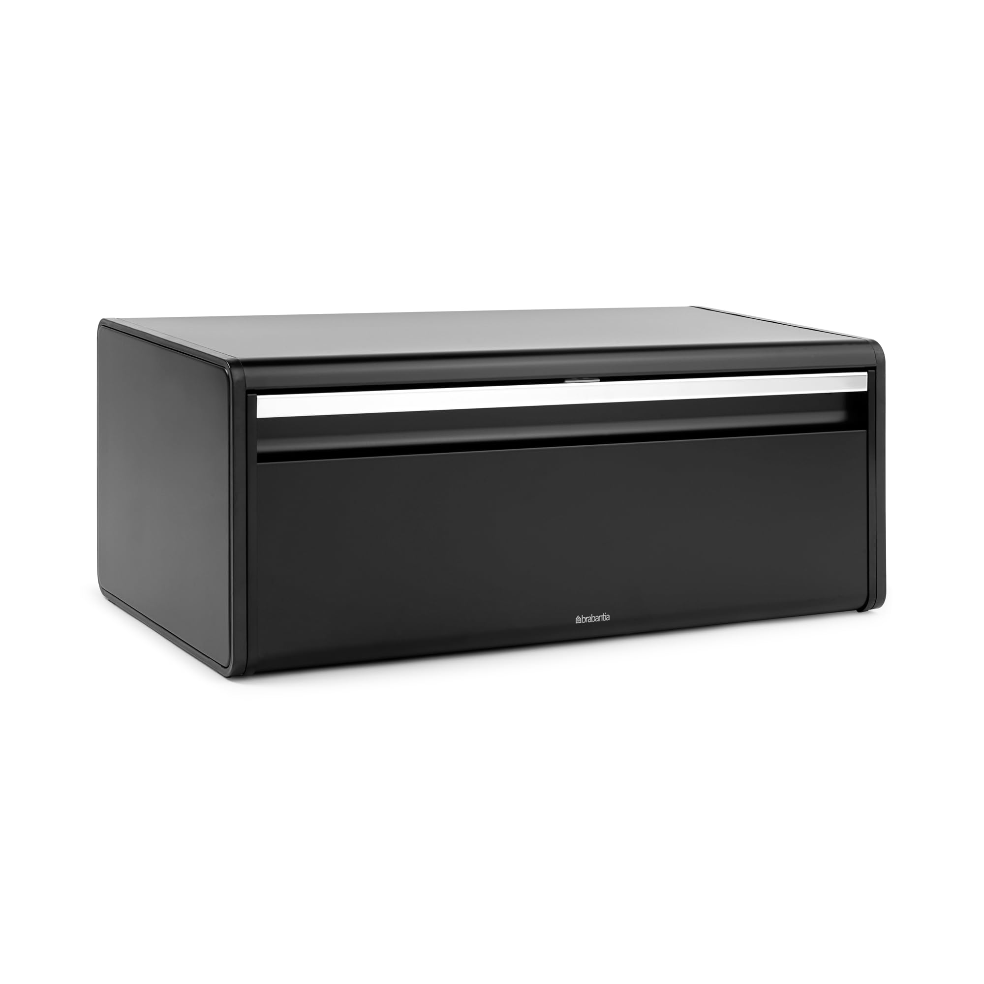 Brabantia Fall Front Boîte à Pain - Grande Boîte de Rangement pour le Pain, les Bagels, les Petits Pains - Design peu Encombrant avec Dessus Plat