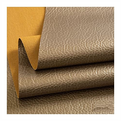Tissu simili cuir ameublement au mètre 140x300cm synthétique souple pour objets déco DIY