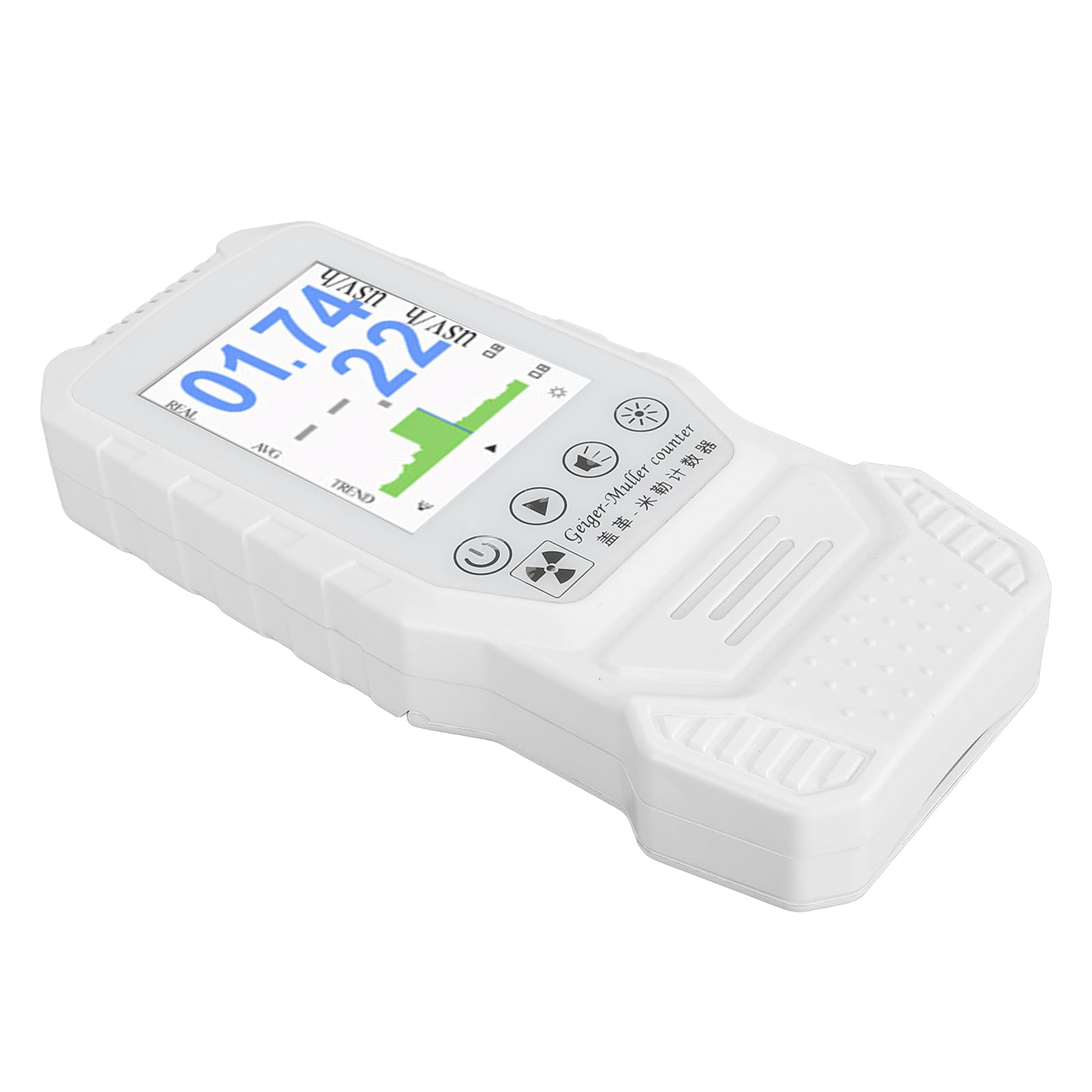 Nuklearstrahlungsdetektor Geiger Counter TFT HD Farbanzeige USB -Wiederaufladungsstrahlungsmonitor Messgerät für X Strahlen y Strahlen β -Strahlen Materialinspektion Umwelttests