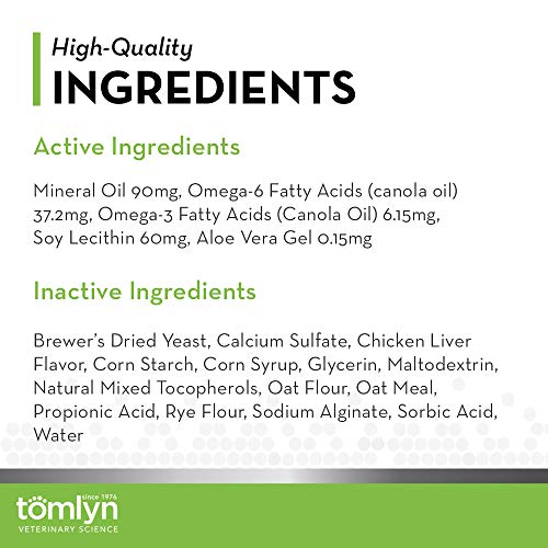 Tomlyn Laxatone Chicken-Flavor Hairball Remedy Chews for Cats and Kittens, 60ct