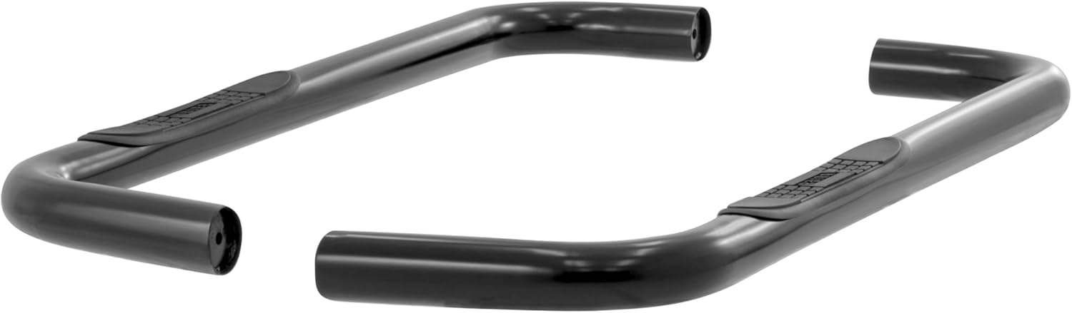 ARIES 203003 3-Inch Round Black Steel Nerf Bars, No-Drill, Fits Select Mazda B-Series, Ford Ranger