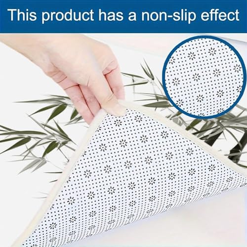 Alfombrillas de cocina de bambú impermeables, pack de 2 alfombras antifatiga y resistentes 8