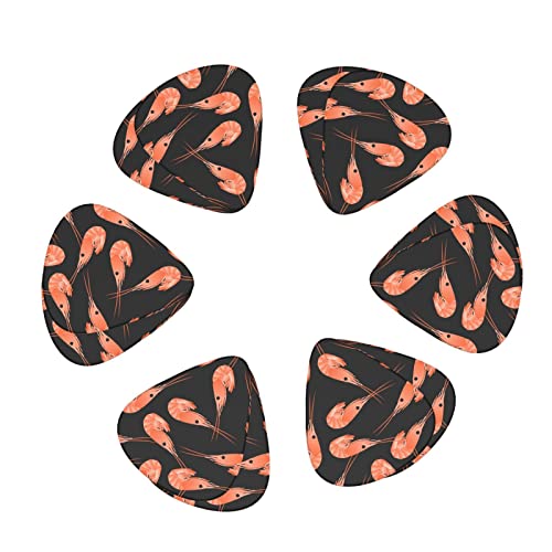 Lot de 12 médiators plats pour guitare basse électrique et acoustique Motif crevettes - Les Beatles, Paul McCartney, John Lennon, RIngo Starr, George Harrison Lot de 12 médiators plats pour guitare basse électrique et acoustique Motif crevettes – Image 3