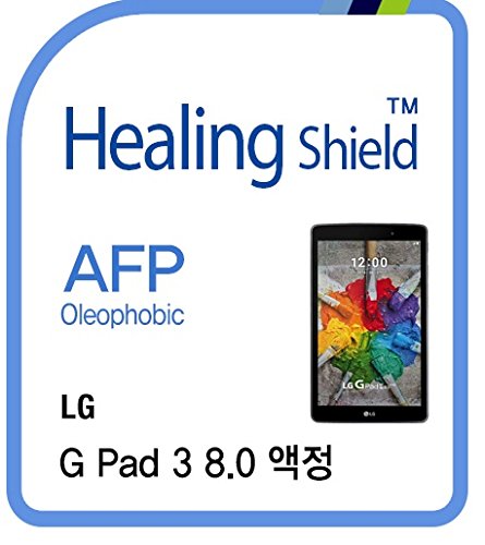 Healingshield �X�L���V�[���t���ی�t�B���� Oleophobic AFP Clear Film for Lg Tablet G Pad 3 8.0