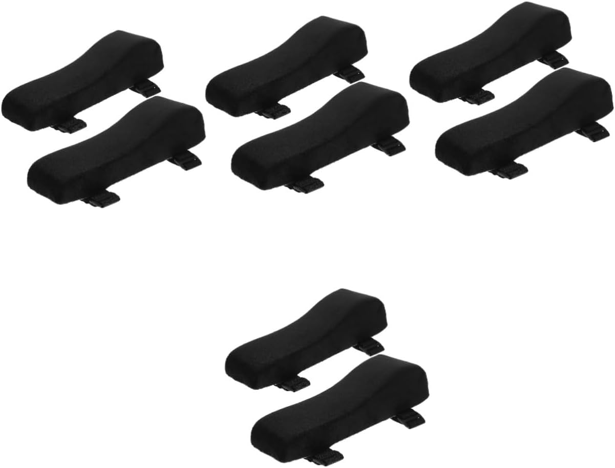 DOITOOL 4 Pairs Chair Arm Rest Pads Reusable Armrest Cushion Household Armrest Cover Comfortable Office Chair