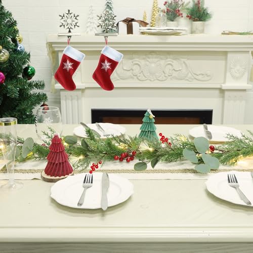 Dr.Dudu GM-YY-XTT24 Christmas Garland Decorations, 6Ft Garlands With Lights Timer Indoor Decoration Pre-Lit Green Garland thumb #1