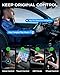 AuroraLink Wireless Carplay & Android Auto Adapter 2-in-1 Stable & No Delay Carplay Wireless Adapter Convert Wired to Wireless Car Play Dongle for iOS 10+/Android 11+ (Blue)