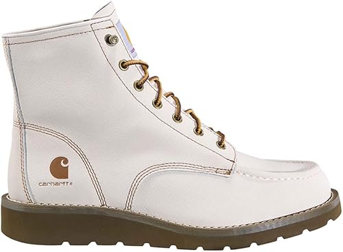 Carhartt Footwear FW6150M Men's 6" Moc Toe Wedge Boot 14 M Natural