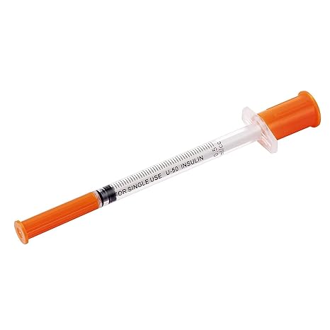 1/2ml/cc 29G Syringe 1/2 (12.7mm) needle, Disposable Individual Package | Pack of 20