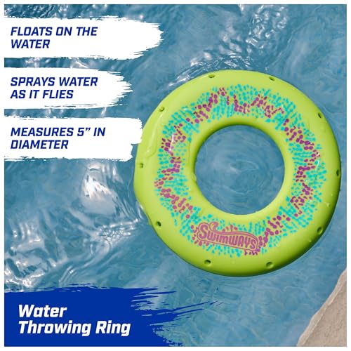 SwimWays Hydro Spiral, Pool Toys for Kids and Adults, Throwing Ring for Beach, Lake and Swimming Pool, Outdoor Toys for Kids Aged 5 & Up - Thumbnail 3