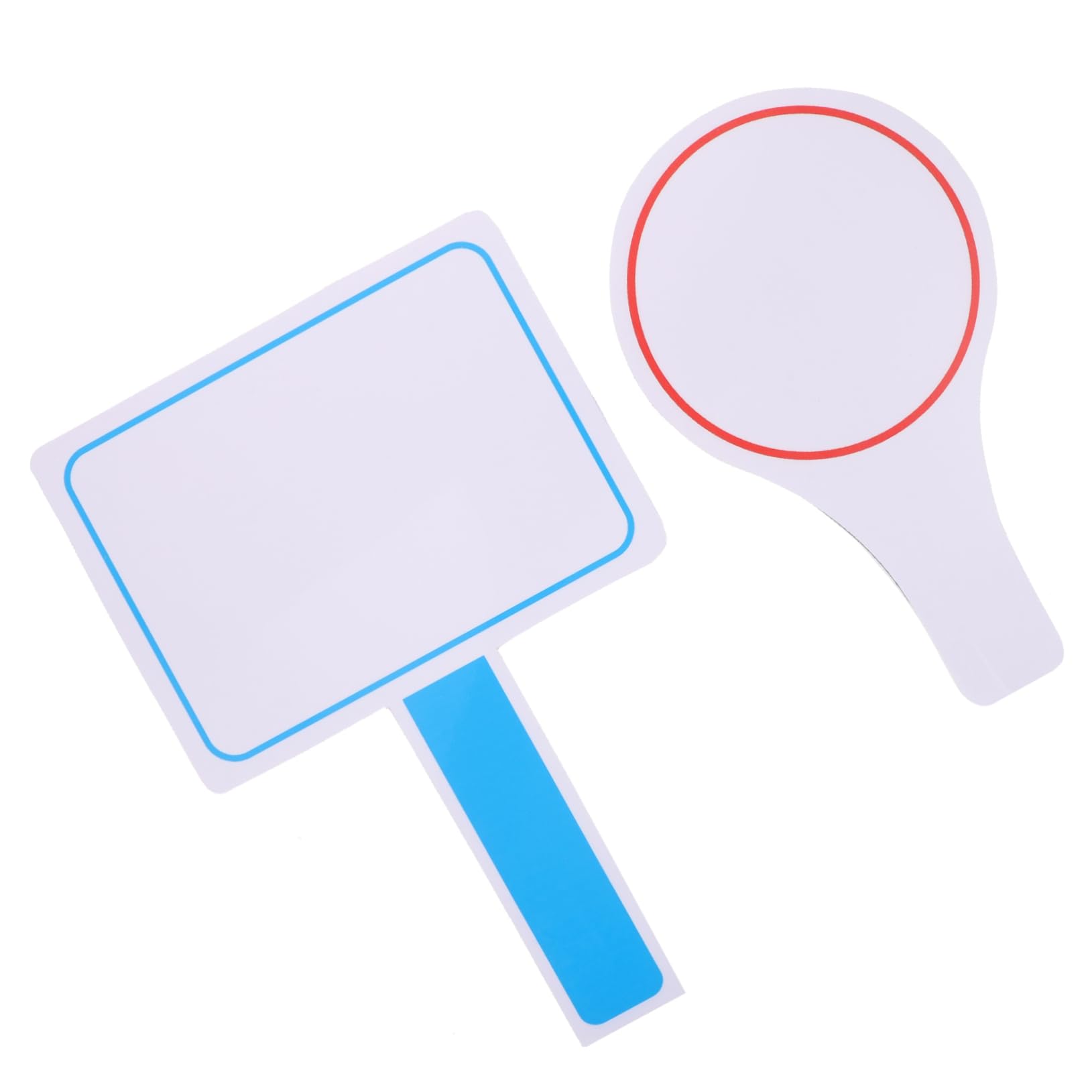 Parliky 2pcs Mini Dry Erase Scoreboard Portable Blank Voting Whiteboards Material for Sports Events Easy to Clean and Flexible
