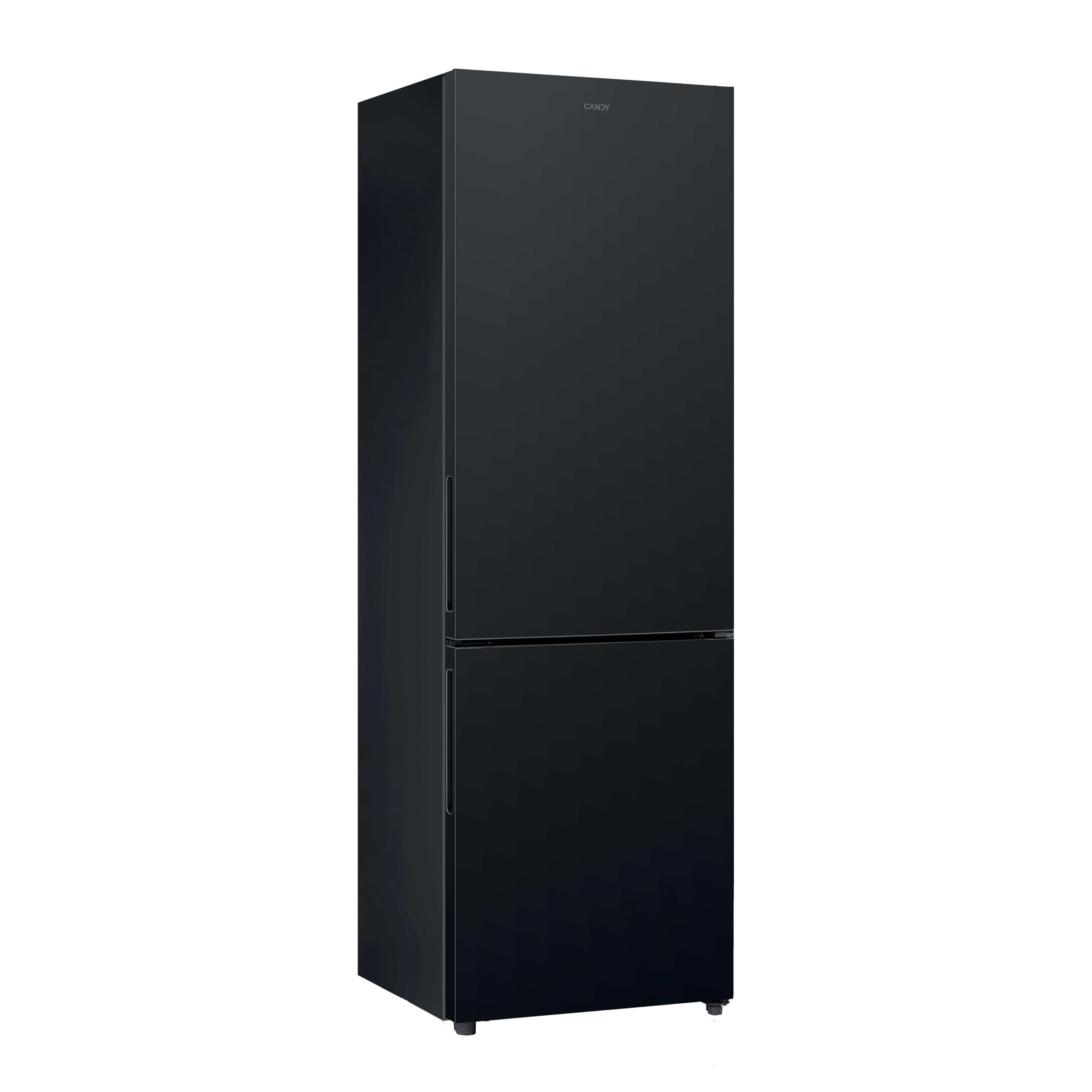 Candy CCG3L517EB Kombi-Kühlschrank, 260 l, Low Frost, 4 Regale, 3 Balkone, Küchenschublade, elektronische Temperatursteuerung, LED-Beleuchtung, B 55 x 176 cm, umkehrbare Türen, 39 dB, Schwarz