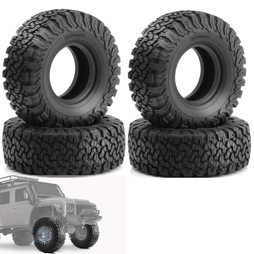 REDSPIDER 2.2 Crawler Tires Butyl Rubberr(4Pcs) OD 120mm, for 1/10 ...
