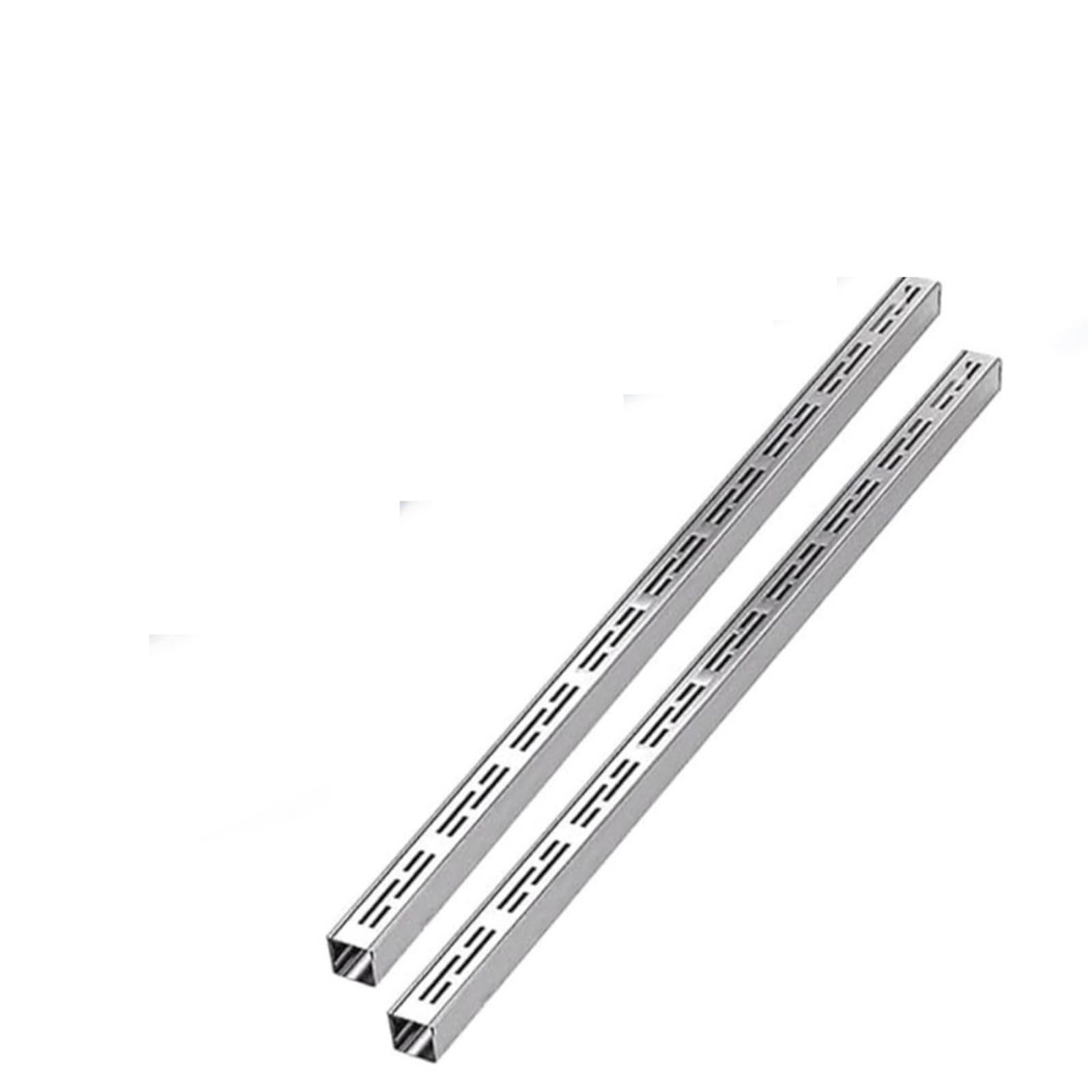 GLDYTVF 304 Stainless Steel Drainage Channel with Grate Narrow Drain for Garden Patio and Farm - Linear Gutter for Rainwater (100x15x4cm / 39.4x5.9x2in)