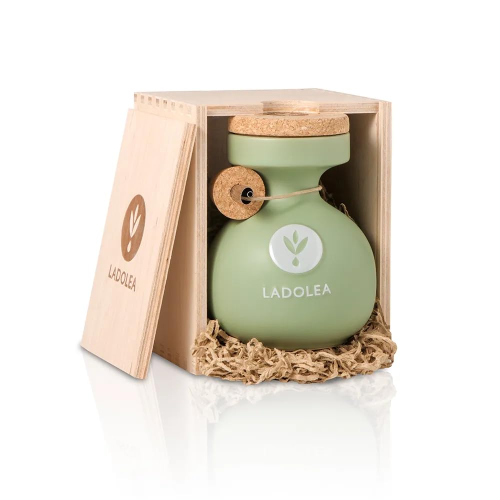 Ladolea Organic Extra Virgin Olive Oil, 100% Koroneiki Olives High Polyphenol Olive Oil, Cold-pressed and Packed Unfiltered in Glass Bottles, 200ml image 3