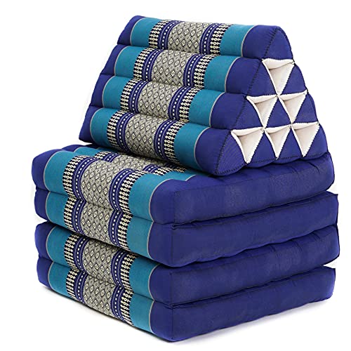 Image of Leewadee Thai Foldable Floor Mat 89 x 20 inches Kapok with Backrest