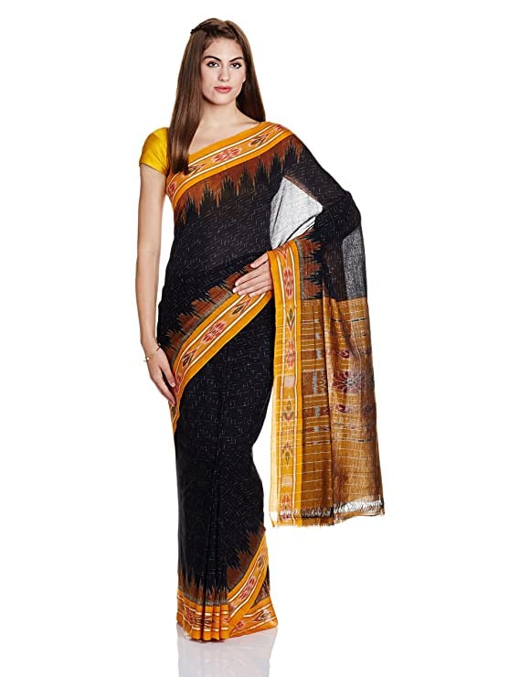 BTHIKIRI Odisha Sambalpuri Handloom Ikat Women's Cotton Saree, Odisha Handloom Handmade Pure Cotton Khandua Saree, Ikkat O... - Review, Price and Buying Guide