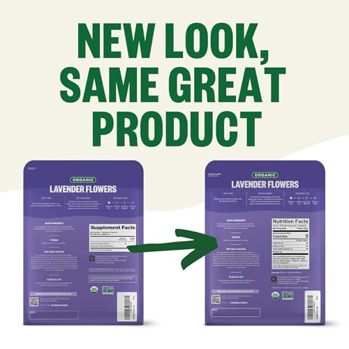 image for FGO Organic Dried Lavender Flowers, Extra Grade Dried Buds, Imported F