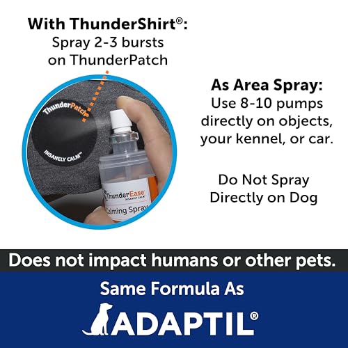 Thundereasedogcalmingpheromonespraypoweredbyadaptilreduceanxietyduringtravelvetvisitsandboarding Urban Country Home Decor Thunderease dog calming pheromone spray powered by adaptil reduce anxiety during travel vet visits and boarding urban country home decor