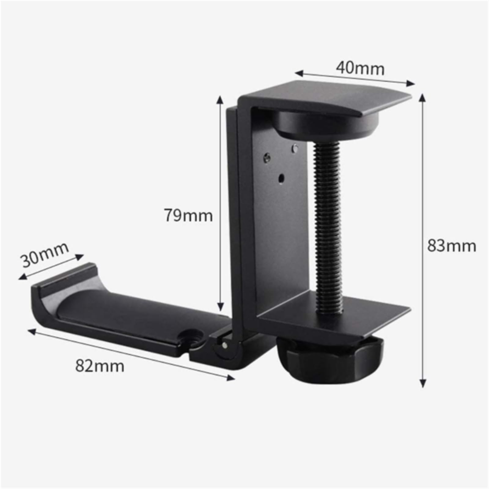 Supporto per Cuffie Supporto for Cuffie Gancio for Cuffie Supporto for Cuffie sotto Il Tavolo Supporto for Cuffie Pieghevole in Alluminio Headphone Stand
