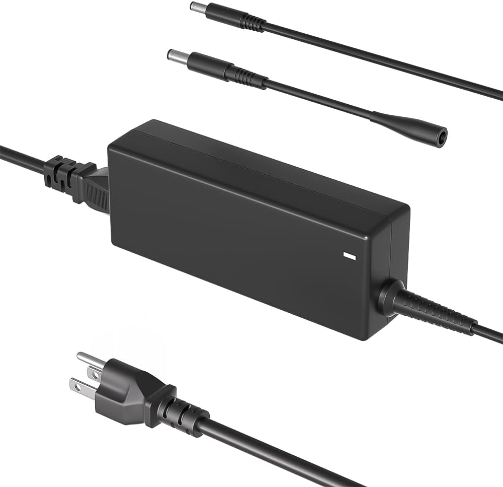 65W Charger Compatible with Dell Inspiron 15 3000 5000 7000 Series 3501 3583 3593 5570 5100 3530 3585 3510 3525 7506 7558 7568 Laptop Suitable for Travel and Office use
