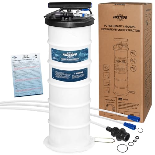 Extracteur à vide FIRSTINFO 9 L pour entretenir facilement vos moteurs au garage ou au port
