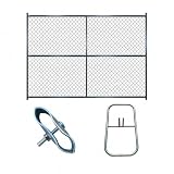 Sandbaggy 8×10 ft Chain Link Fence Kit (10 Panels)