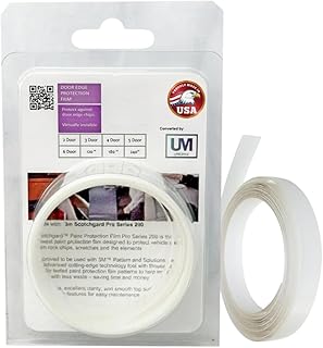 2 Door Edge Guard Made with Paint Protection Film, Scotch Guard, PPF 8mil Precut Strips, Universal Fit Cars, Truck, SUV, Clear Tape, Door Protector, Car Accessories Upromax