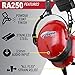 Rugged. Air RA250 Child Size Aviation Pilot Headset for Children and Passengers Features Clear Hear Speakers Noise Canceling Microphone Foam Ear Seals Custom Fit Headband and Free Headset Bag
