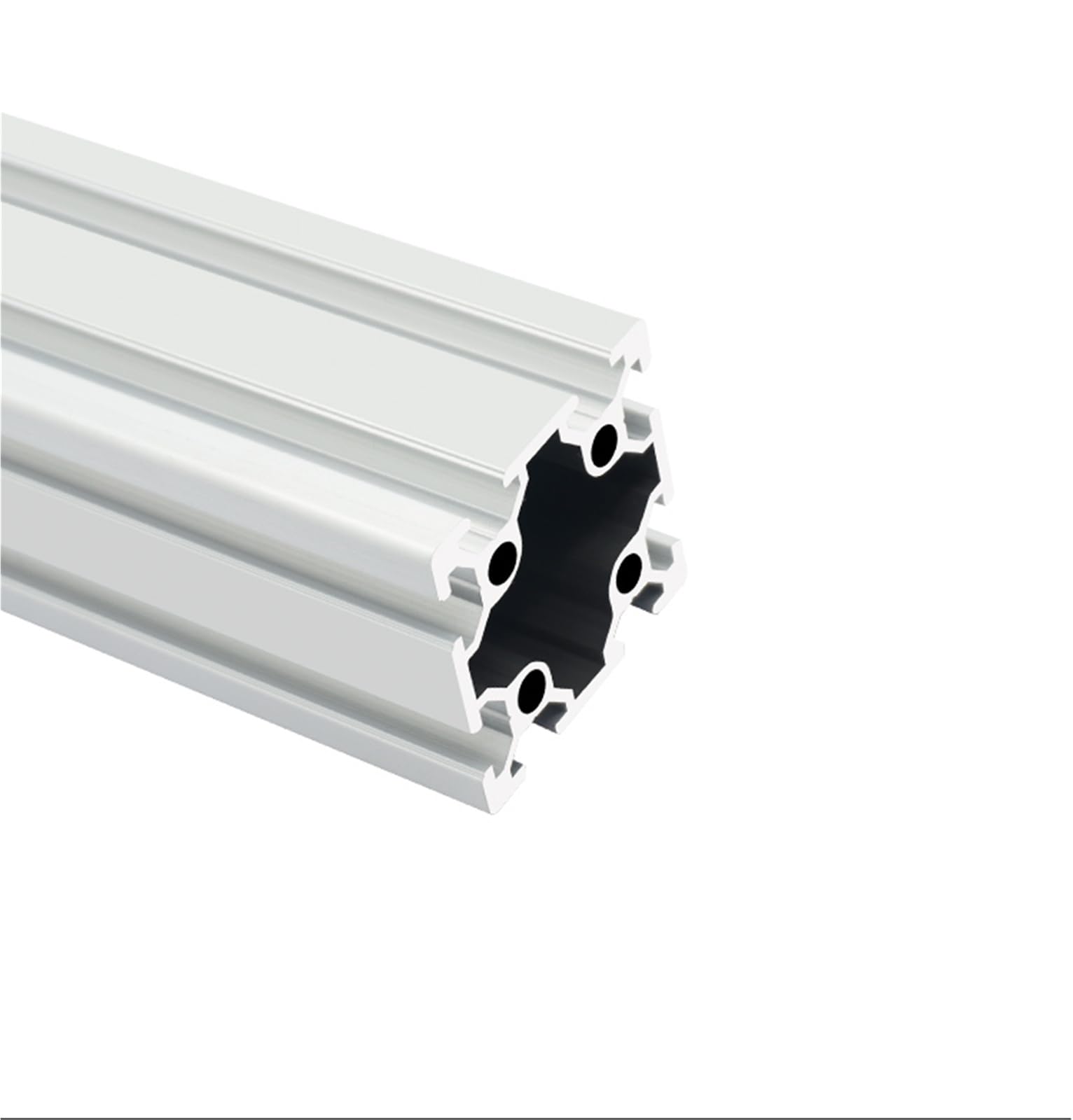 Perfil de extrusión de aluminio de doble ranura 4040V, ranura de 6,2 mm, riel de columna cuadrado de 40 x 40 mm, estructura industrial, bastidor de material Marco(750mm 29.53" long)