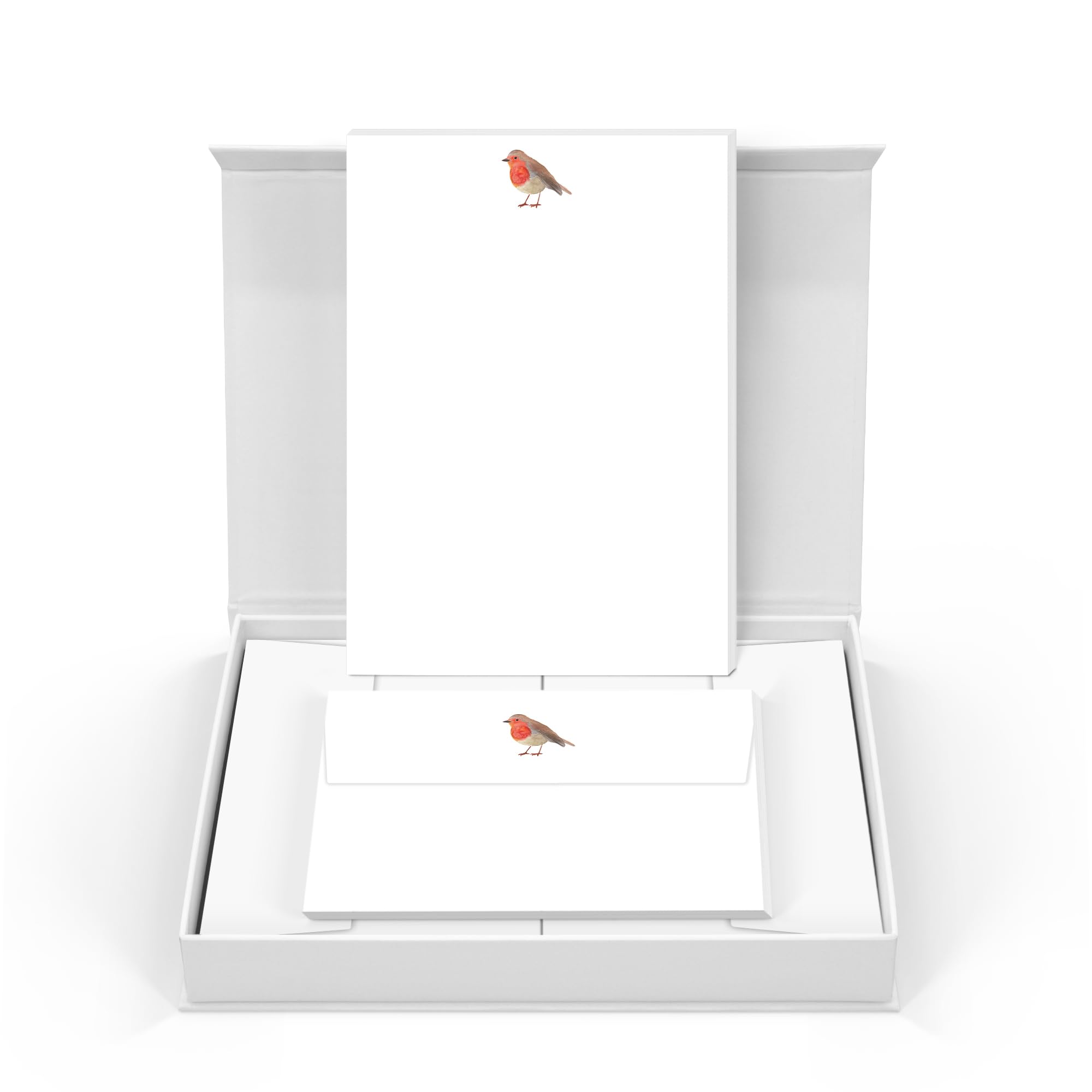 Me Loovely Robin Letter Writing Paper and Envelopes Set Stationery A5 Size Papers Writing Supplies for School Home & Office (40 Letters & 40 Envelopes with Gift Box)