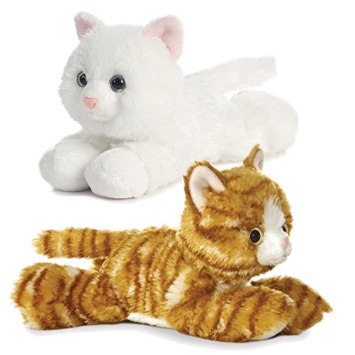 Peluche chat Aurora lot de 2 Molly Sugar cadeau idéal anniversaire