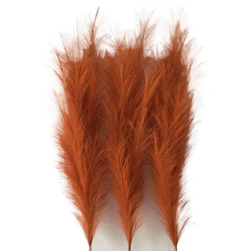 Pampas Grass grande 83 cm ramo artificial para decoración miniatura 2