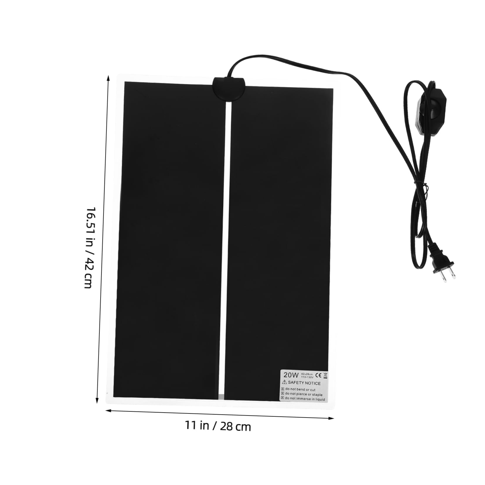 ifundom Terrarium Heating Pad Temperature Control for Reptiles 3 Pack Lizard Heat Mat Pad for Glass Containers 110v