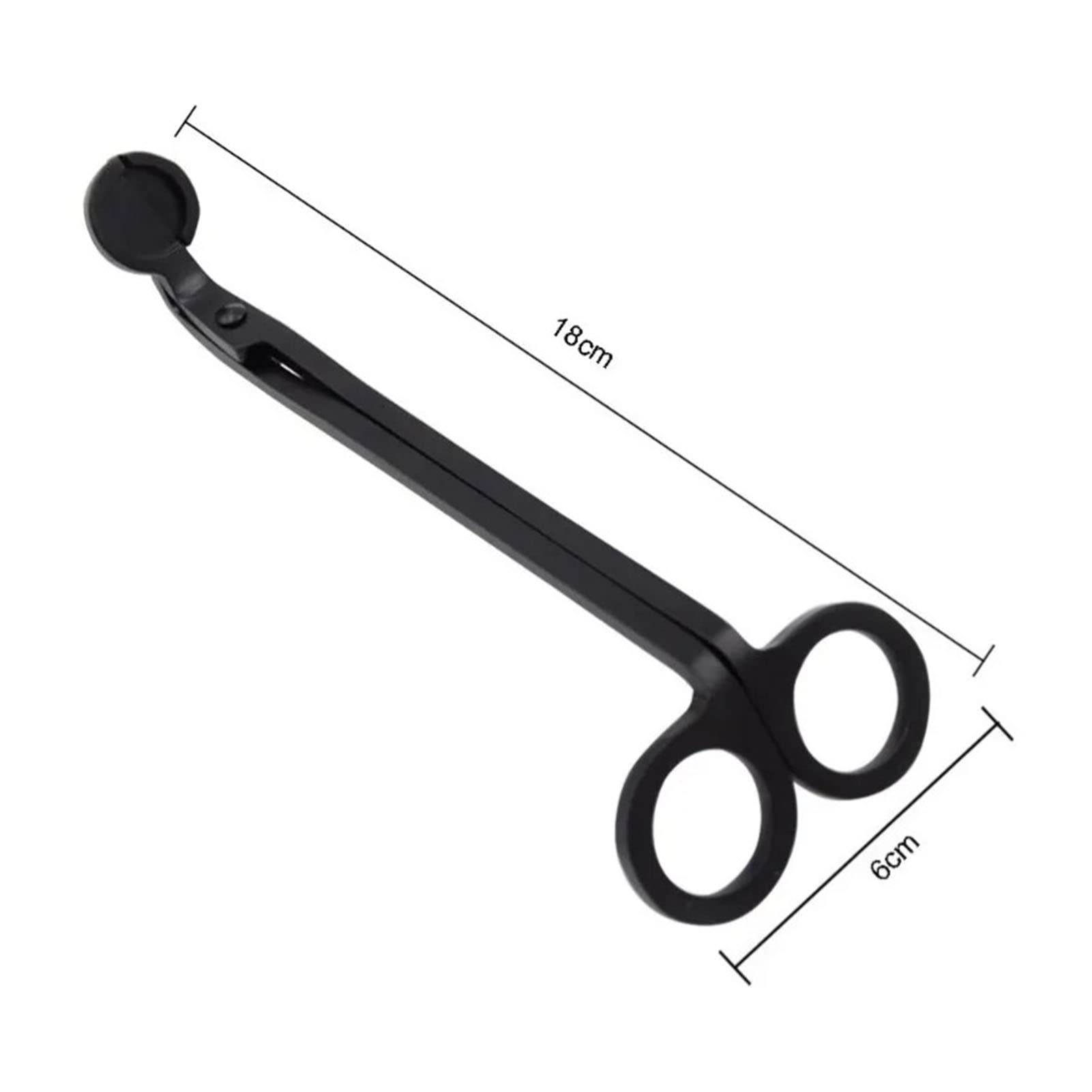 Beufee 2PCS Candle Wick Trimmer, Stainless Steel Wick Clipper Cutter Long Handle Wick Cutter for Deep into Candles Cut Spent Cord