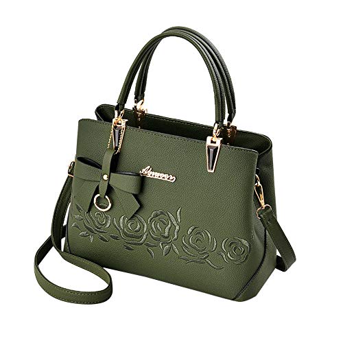 JUTOO Bolso de Hombro Bolso Rosado Bolso de Mujer Bolso de Viaje Informal de Moda para Mujer