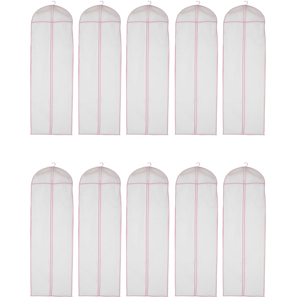 Funda Traje Bolsa for Vestido de Novia de 180cm, Ropa Colgante, Ropa, Traje, Abrigo, Cubierta Antipolvo, Bolsa de Almacenamiento for el hogar for Vestidos de Novia Funda Ropa Armario(10Pcs)