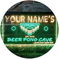 ADVPRO Personalized Your Name EST Year Theme Game Room Man Cave