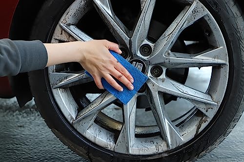 NIGRIN Detergente per cerchioni e spugna per