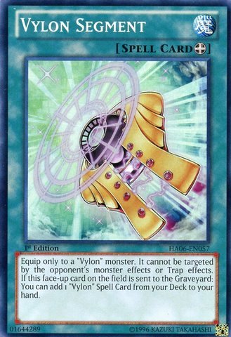 YU-GI-OH! - Vylon Segment (HA06-EN057) - Hidden Arsenal 6: Omega Xyz - 1st Edition - Super Rare