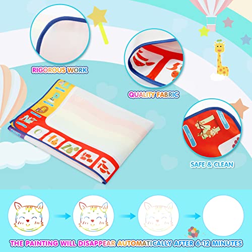 Fansteck Tappeto Acqua Doodle, Tappeto da Disegno