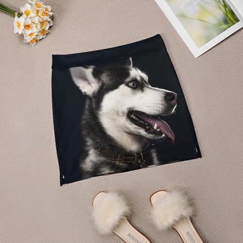 Jupe short de golf imprimé Husky pour vos parcours d'été - 6