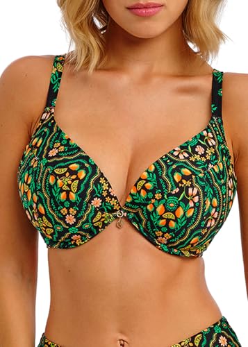 Image of Freya Swim Women's Sunset in Seville Underwire Plunge Bikini Top, Santa Ana, 36E