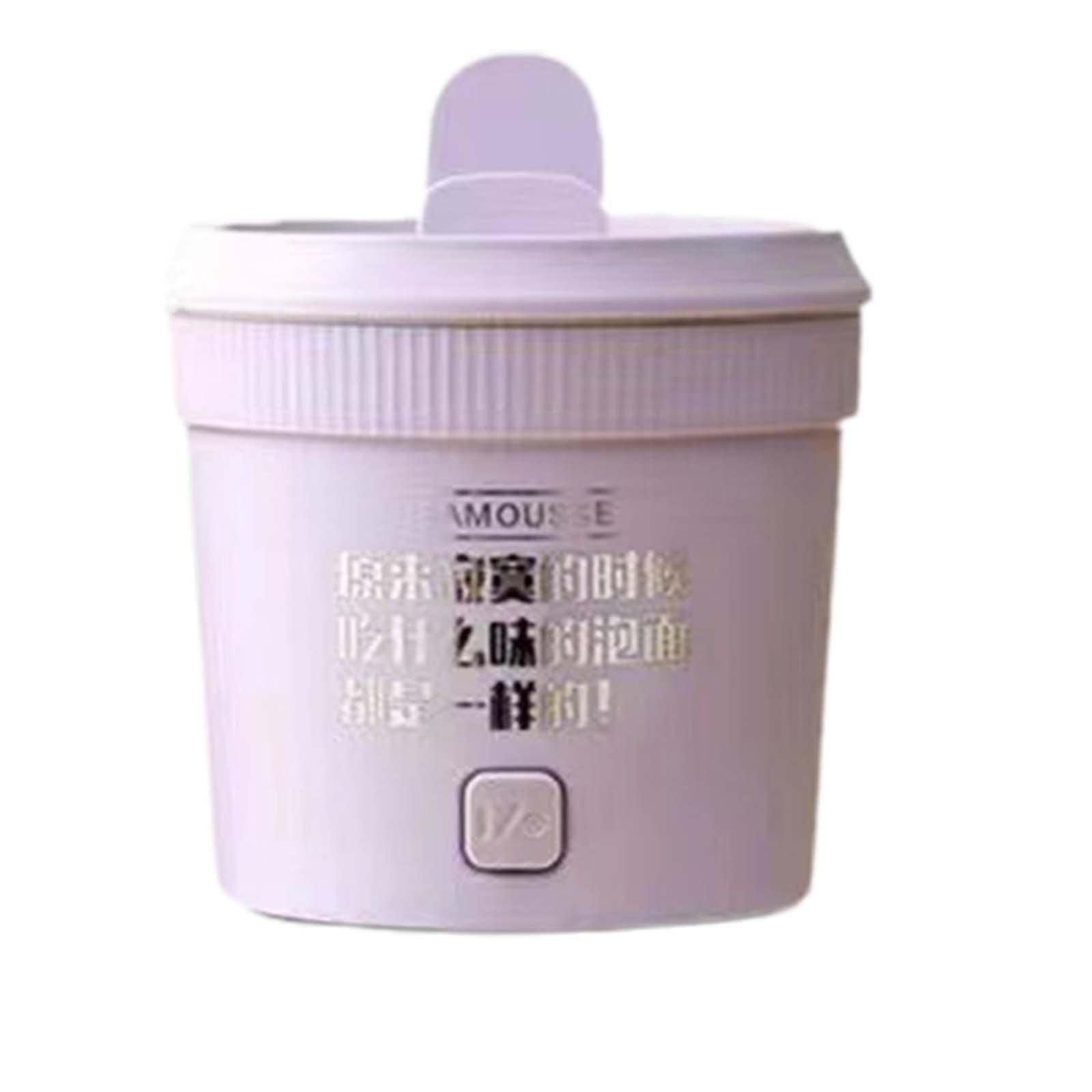 Multifunctional Electric Cooker Hot Pot Heating Pan for Fried Rice Egg Pasta Violet-image-40