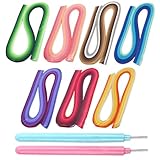 OVDGWC 840 Blätter Papier Und 2 Stück Papierstiftwerkzeuge, DIY -Kunsthandwerksmaterialien, Papierhandwerk, Dekorationspapier