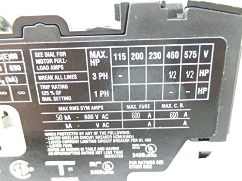 Nuevo Moeller PKZM0-1 Protector Protector manual de motor 0.63-1A AMP D439506 miniatura 6