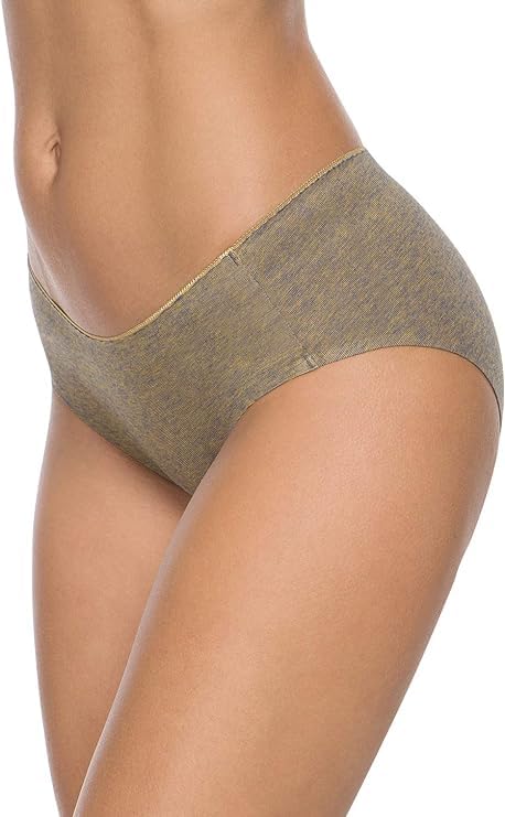 Image of LOURYN KOULYN Cotton Bikini Women's Breathable Panties Seamless Comfort Underwear (Pack of 6)