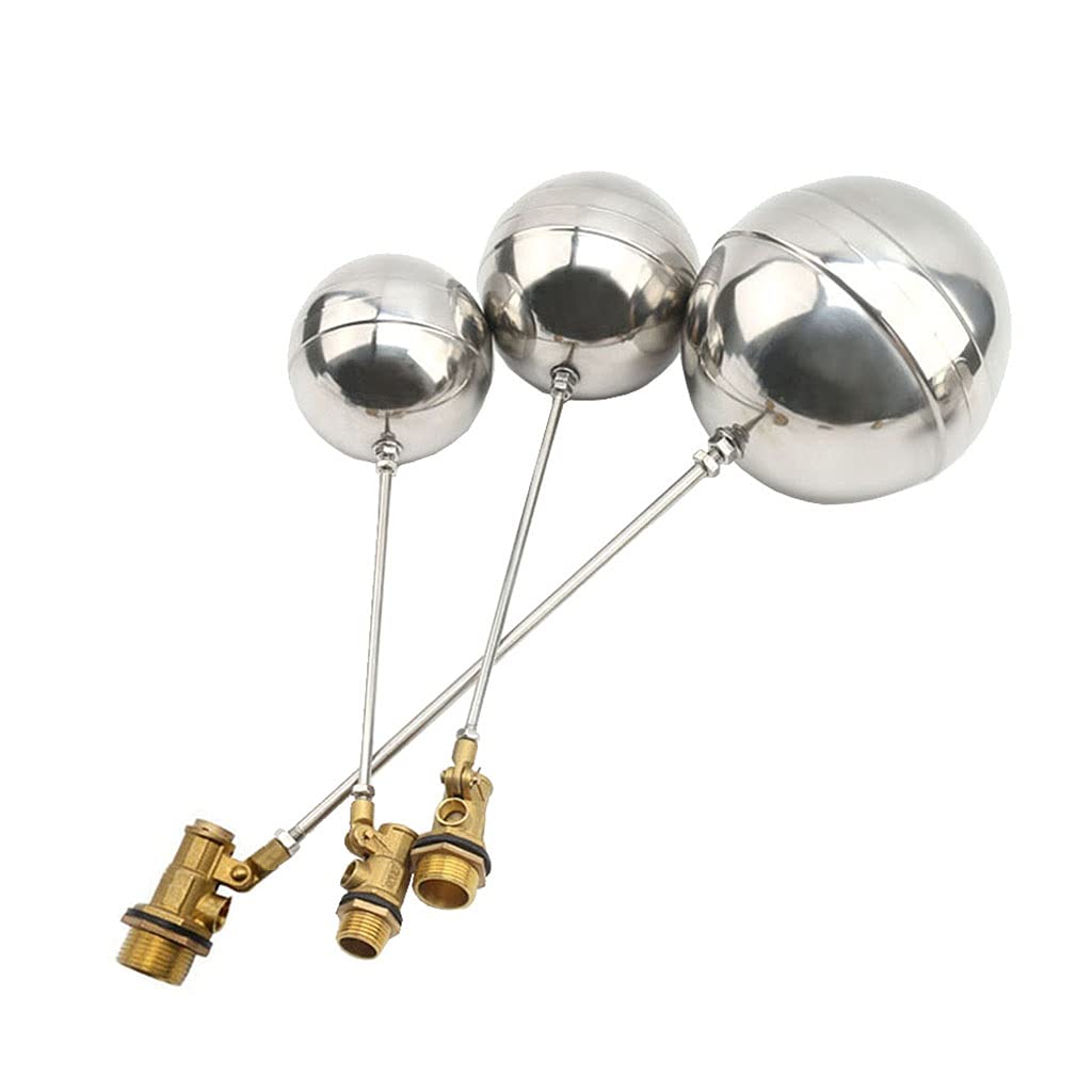 Valvola a galleggiante in acciaio a sfera 1/2" 3/4" 1" - Valvola a galleggiante in ottone for serbatoio acqua calda e fredda(2 Inch Dn50)