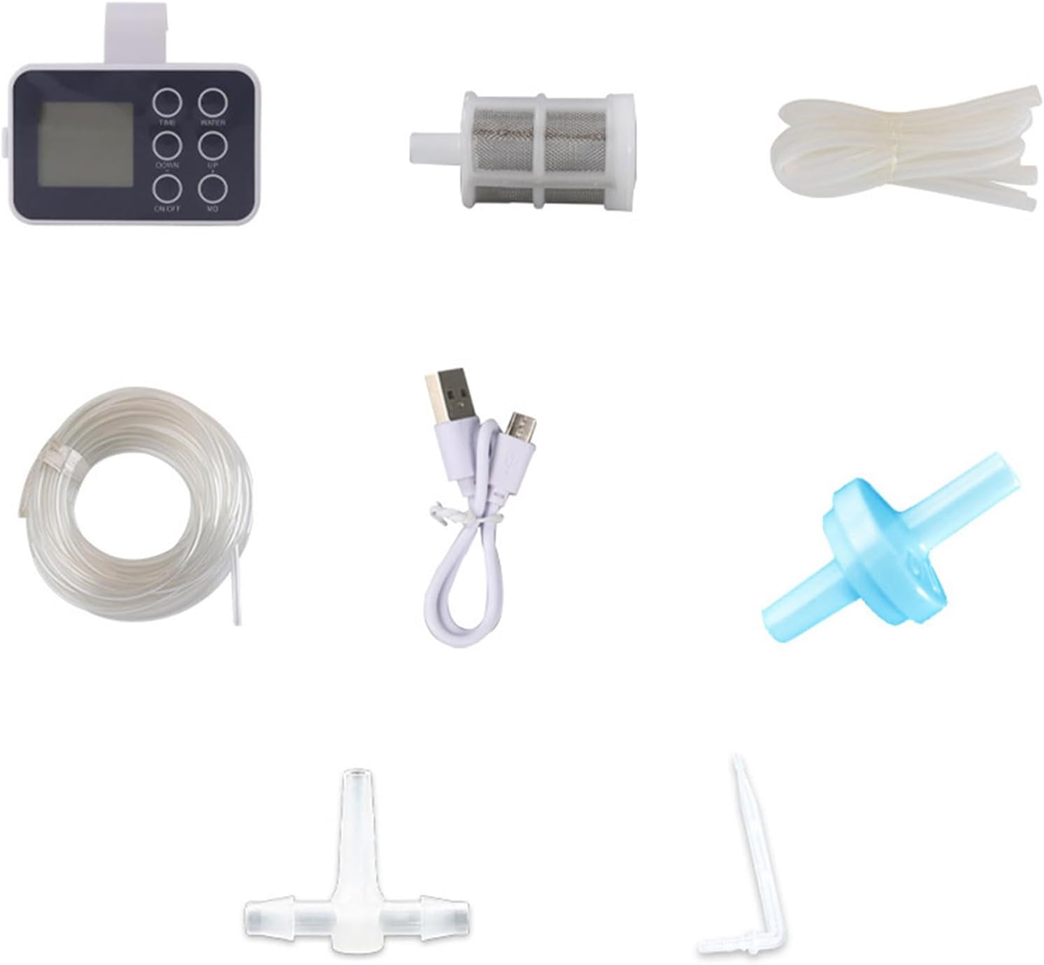 Watering Timer for Efficient Lawns and Greenhouses Irrigation Watering Adjustable Drip Tips Water for Indoor Plant