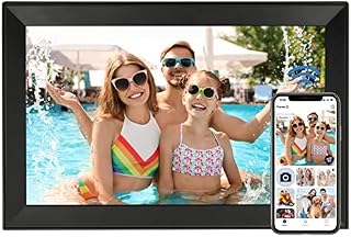 Digital Picture Frame Funcare 15.6 Inch Large WiFi Digital Photo Frame with Full HD Touchscreen, 32GB Storage, Easy to Share Photos and Videos via AiMOR APP, Wall Mountable